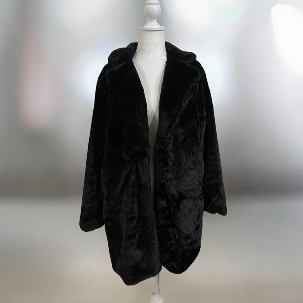 Philosophy Faux Fur Coat - Size Medium